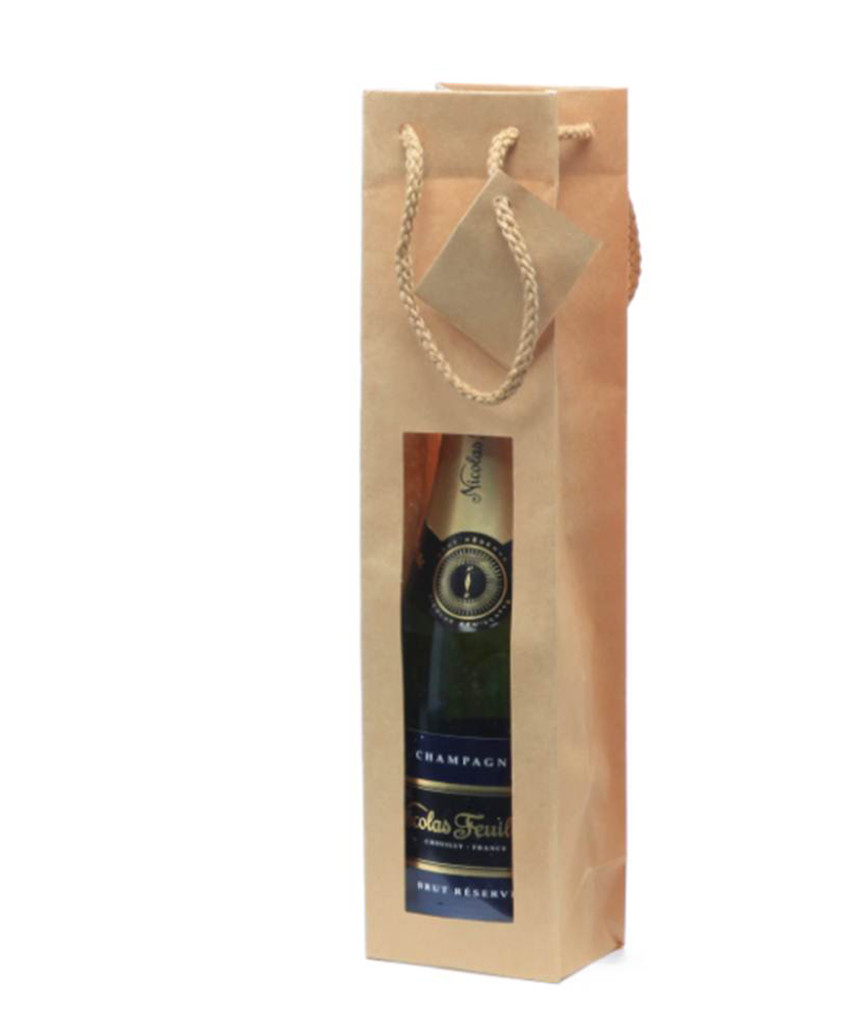 Sac kraft "France" avec fenêtre TEM Packaging