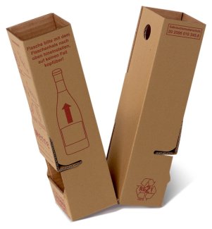 Colis d'expédition pour 2 à 18 bouteilles - TEM Packaging